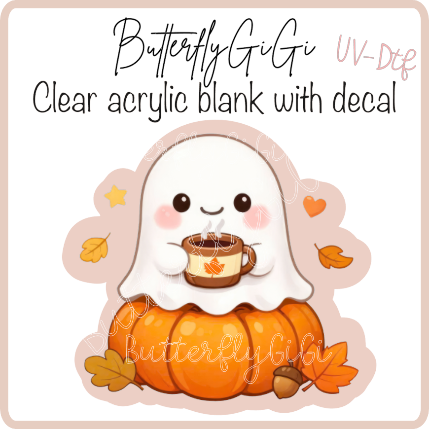 Pumpkin Spice Ghost  UvDtf