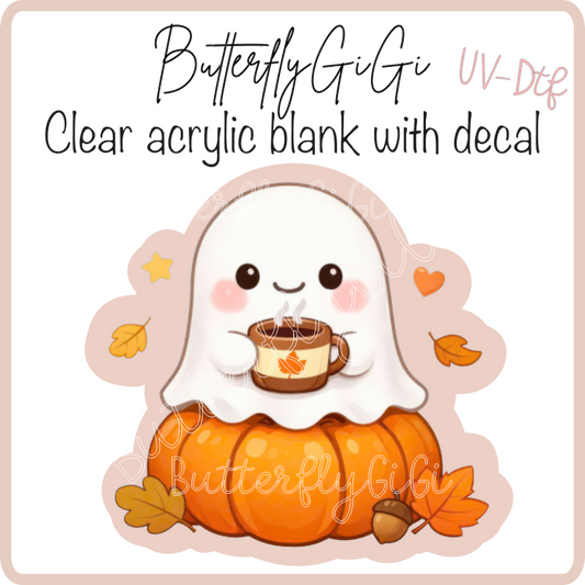 Pumpkin Spice Ghost  UvDtf