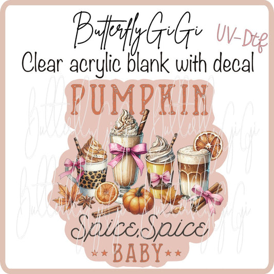 UVDTF Fall Pumpkin Spice Spice Baby