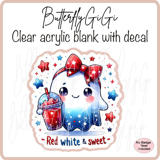 Patriotic Red White Sweet