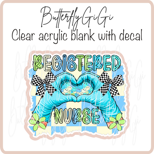 Registered Nurse Teal Green