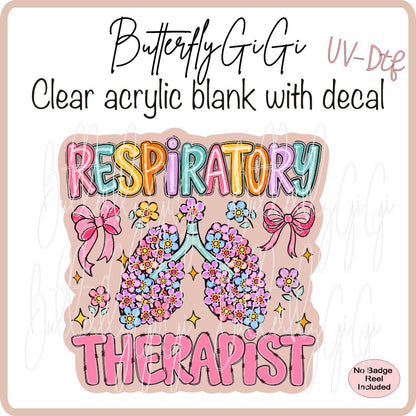 Respiratory Therapist Bows UVDTF Medical