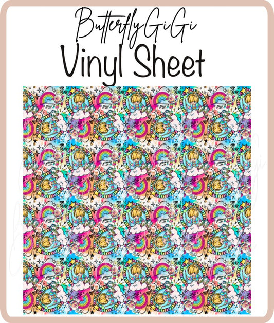 Rainbow B Vinyl Sheet