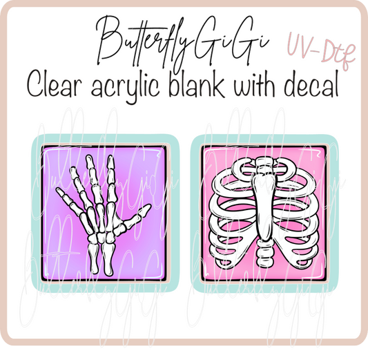 Rib Hand Bright Xray Marker Set UVDTF