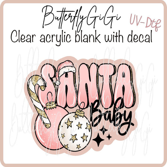 Santa Baby Uv Dtf