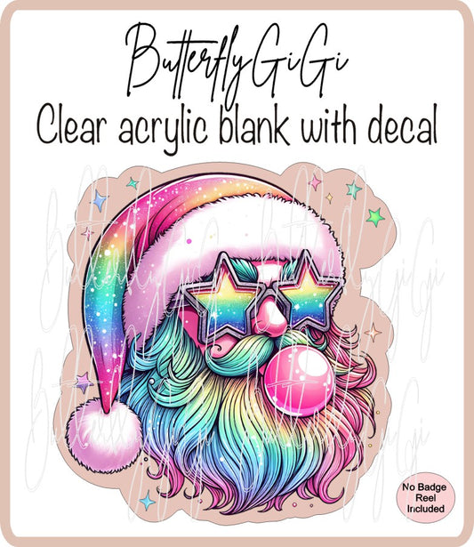 UVDTF Christmas Santa BubbleGum