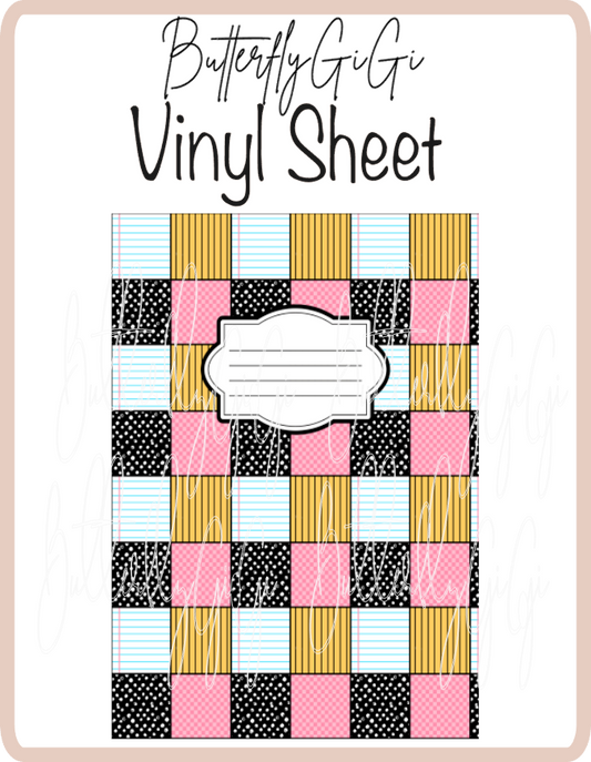 School Girl Vinyl Notebook