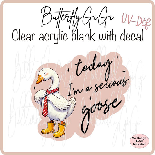 UVDTF Serious Goose