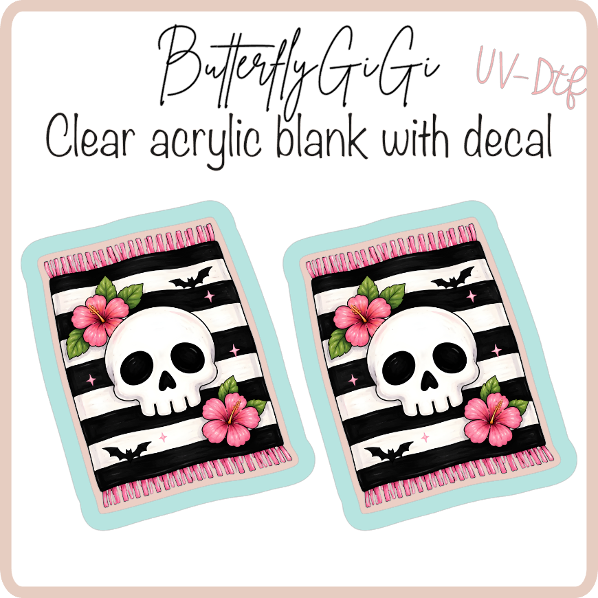 Skull Summerween Xray Marker Set UVDTF