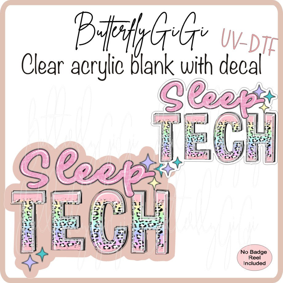 Medical Leopard Print Sleep Tech