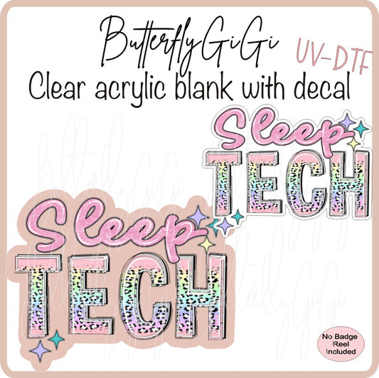 Medical Leopard Print Sleep Tech