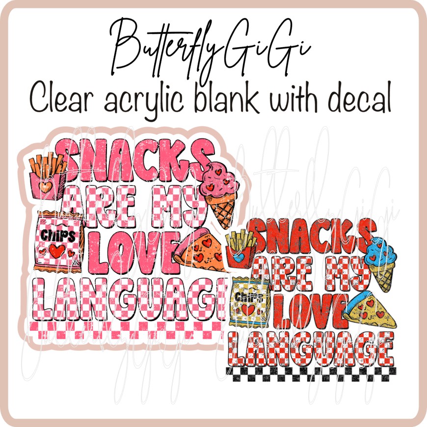 Snacks Love Language