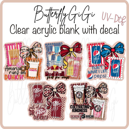 Soda Bow Collection 2 UV DTF