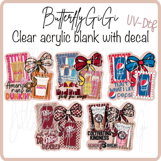 Soda Bow Collection 2 UV DTF