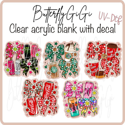 Soda Bow Collection UV DTF