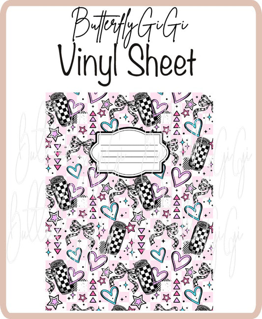 Vinyl Notebook Soda Pop Cover