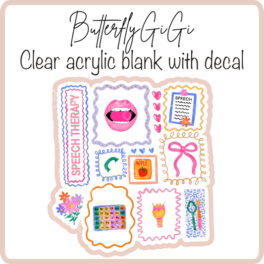 Speech Therapy Frame