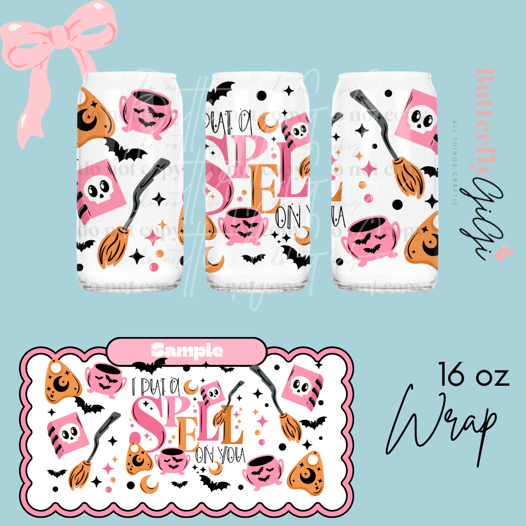 Spell on You 16oz UVDTF Wrap