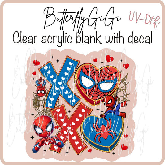Spider XOXO UV DTF