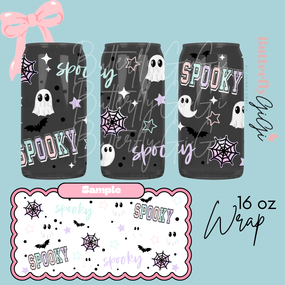 Spooky 16oz UVDTF Wrap