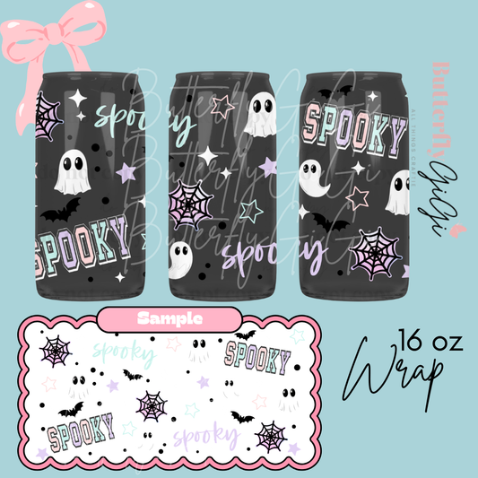 Spooky 16oz UVDTF Wrap