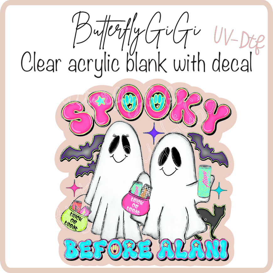 Spooky before Alan i UvDtf