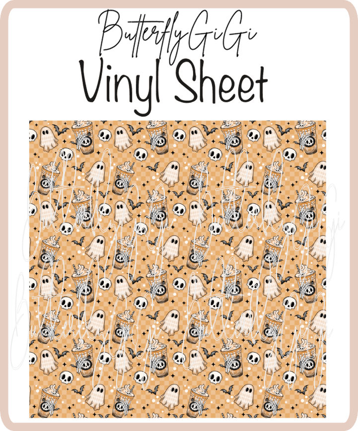 Spooky Brew Vinyl Sheet
