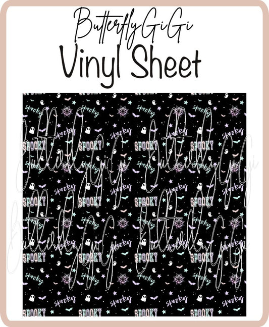 Vinyl Spooky Sheet
