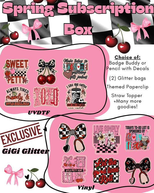 Spring Subscription Box SOLD SEPARATELY