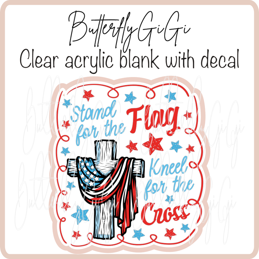 Stand Flag Kneel Cross