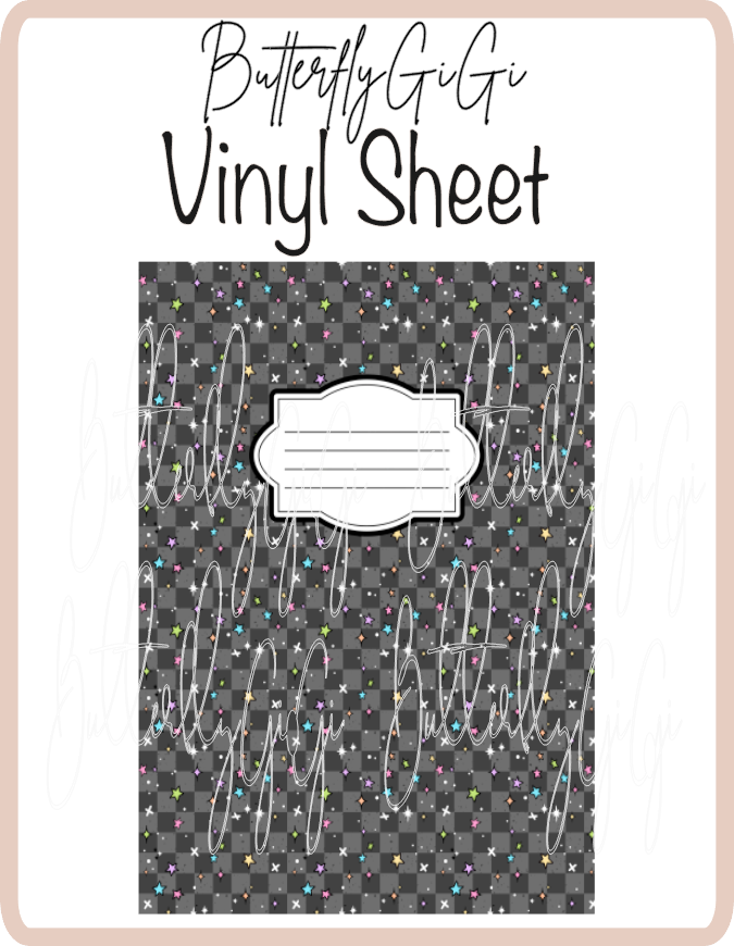 Starlight Vinyl Notebook