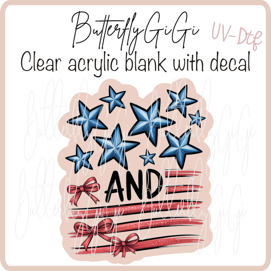 Stars and Stripes UvDTF