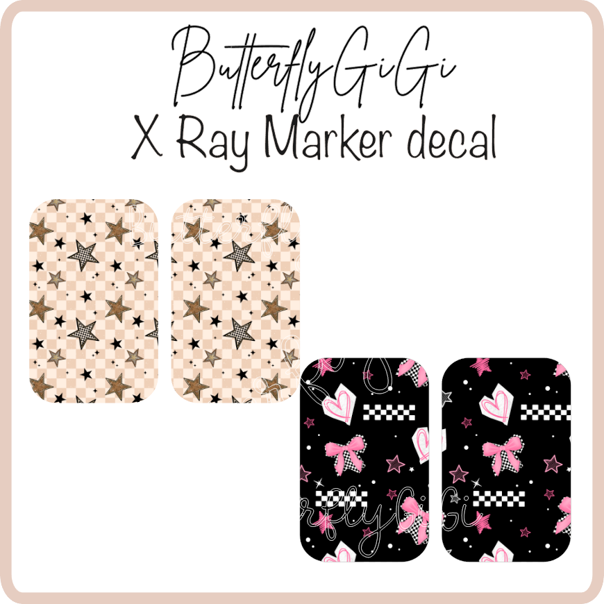X ray Markers Decal