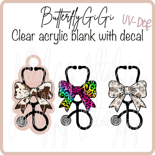 Stethoscope  UVDTF Charms