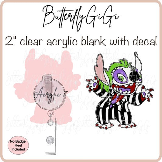 Halloween Beetle Juice Blue Alien