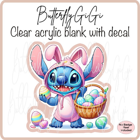 Easter Bunny Blue Alien