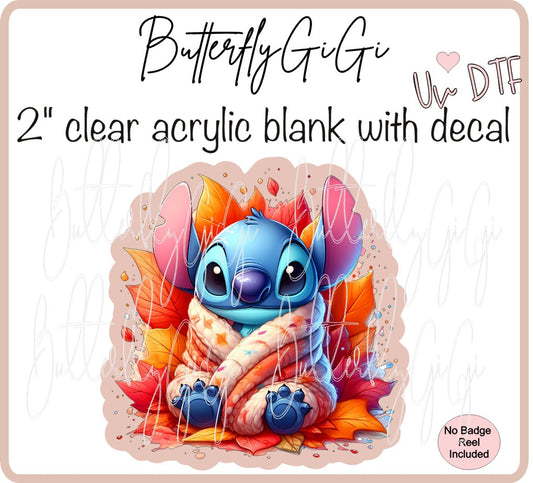 UVDTF Halloween Blue Alien Fall Blanket