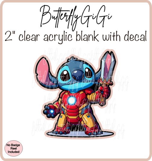 Character Blue Alien Iron Man