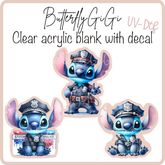 Policeman Stitch  UvDTF