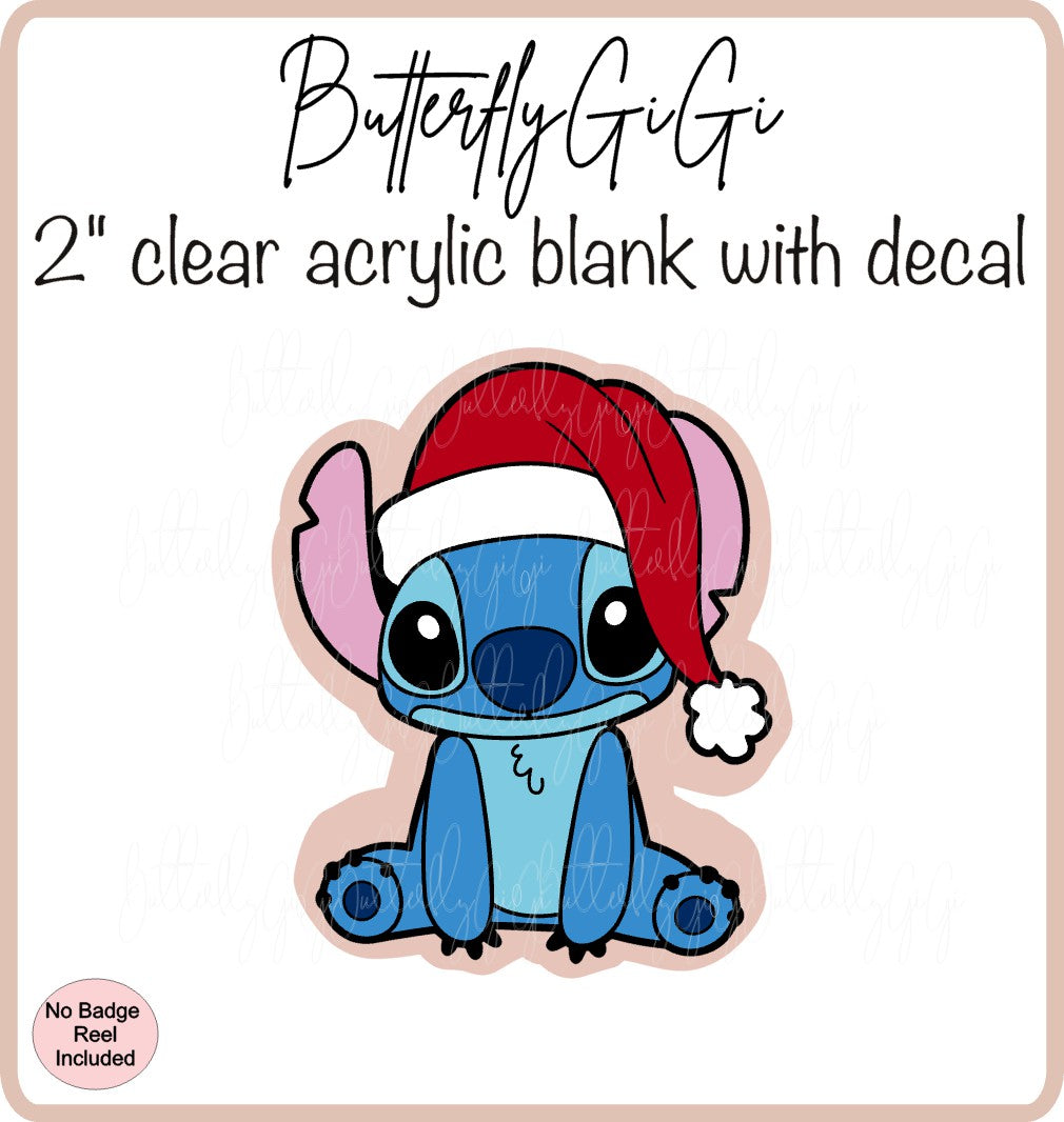 Christmas Blue Alien