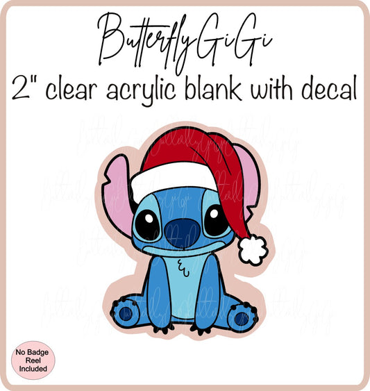 Christmas Blue Alien
