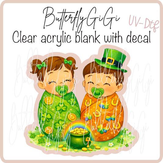 St Patty Babies UvDTF