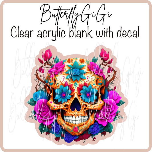 UVDTF Sugar Skull Roses