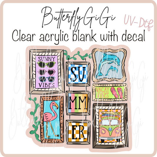 Summer Sunny Vibes UvDTF