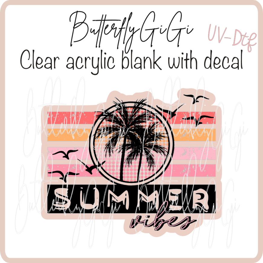 Summer Vibes Horizon UvDTF