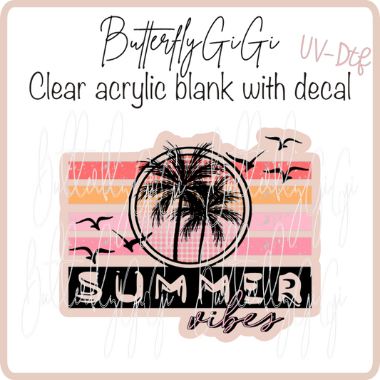 Summer Vibes Horizon UvDTF