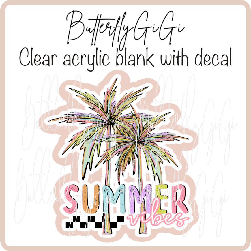 Summer Vibes Palm Trees