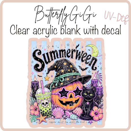 Summerween Boba UvDtf