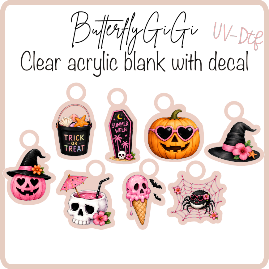 Summerween Charms UVDTF