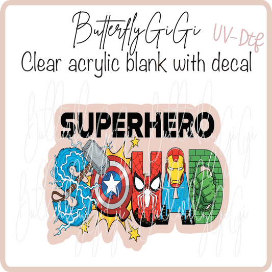 SuperHero Squad  UvDTF